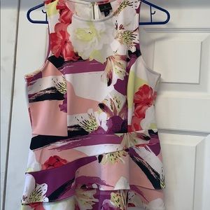 Formal floral tank !